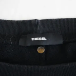 Sudadera Diesel Negra Flamencos Rayo