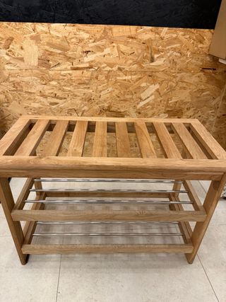 Banco zapatero Jysk madera
