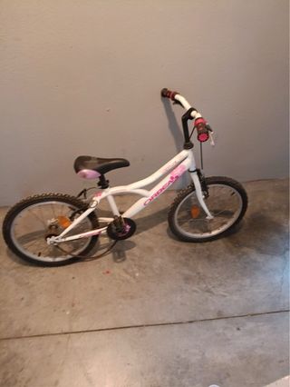 Bicicleta Orbea Infantil Blanca y Rosa