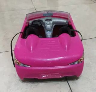 Coche Barbie Descapotable Rosa