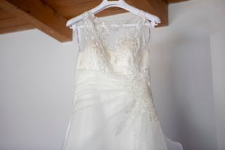 Vestido de novia blanco, un solo uso