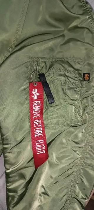 Alpha Industries N2B Chaqueta Verde Militar