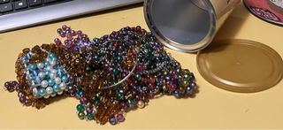 Bote de Bisutería variada multicolor