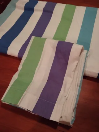 Funda Nórdica Cama 90 Rayas con almohada