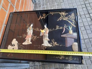 Mesas nido vintage decoradas