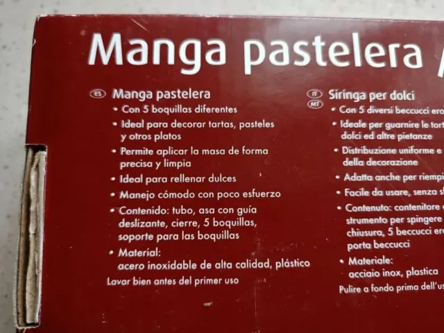 Manga pastelera