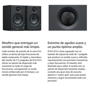 Monitores Autoamplificados Eris E3.5