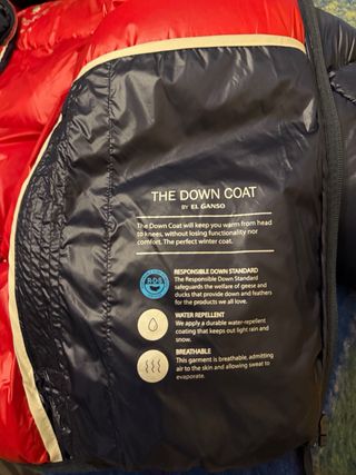 Anorak plumífero El Ganso azul