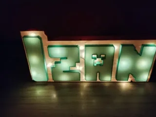 Lampara Minecraft Personalizados.