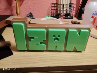 Lampara Minecraft Personalizados.
