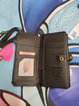 Funda cartera Galaxy Z Fold 6 Negra con Correa