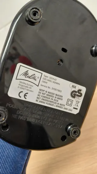 Molinillo de café eléctrico Melitta Molino