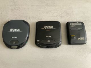 Lote Sony: 2 Discman + 1 Walkman