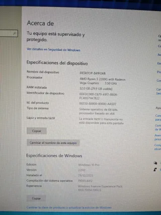 PC Sobremesa completo 32GB de RAM