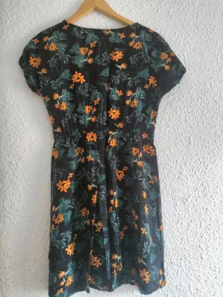 Vestido corto estampado floral