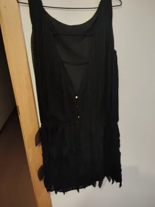 Vestido Negro Corto Estilo Años 20