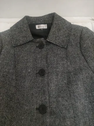 Abrigo de invierno mujer gris