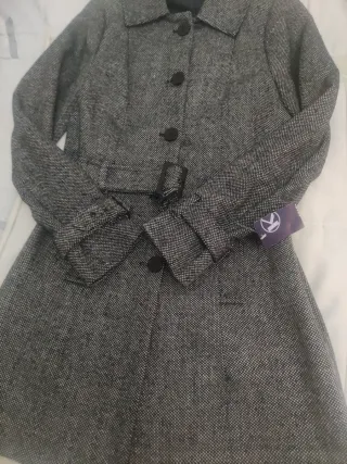 Abrigo de invierno mujer gris