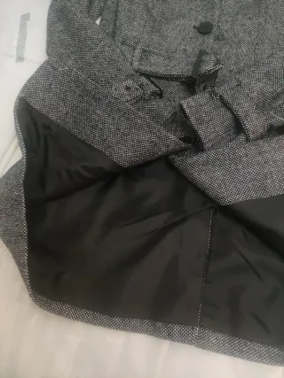 Abrigo de invierno mujer gris