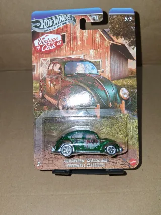 Hot Wheels Volkswagen Classic Bug Silver Series