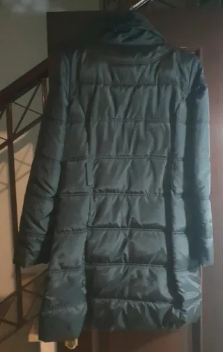 Chaquetón largo Lefties negro talla S