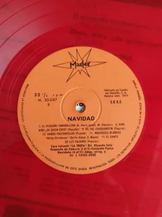 Disco Vinilo La Eterna Navidad  Marfer M. 30-047