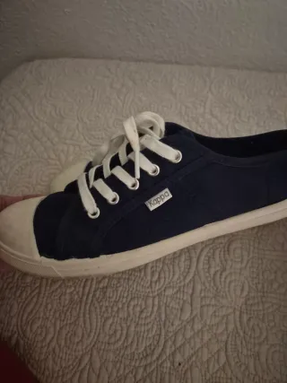 Zapatillas Kappa niño azul y blanco