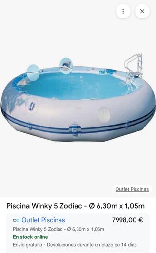 Piscina Zodiac Winky 5 Ø 6,30m