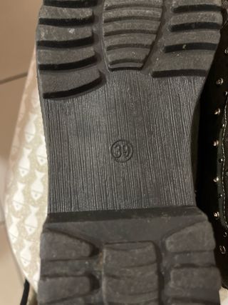 Zapatos de invierno verde oscuro