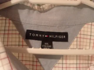 Camisa Tommy Hilfiger cuadros  beige,granate verde