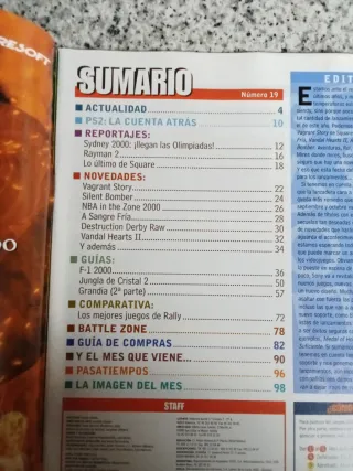 Revista Playmania N°19 Videojuegos