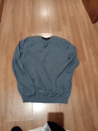 Jersey hombre azul grisáceo