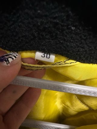 Giacca da neve Brugi gialla e nera