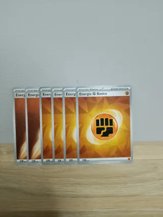 Pokémon Playset x6 Energía Lucha