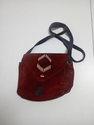 Bolso Dayaday ante marrón étnico