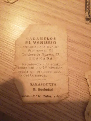 Colección cromos fútbol años 50