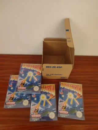 Nintendo NES To The Earth Caja Distribución