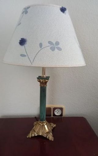 Cabecero Peña Vargas Oro y Turquesa