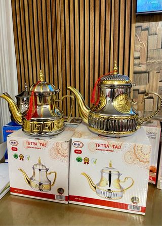 Juego de 3 Teteras de Acero Inoxidable