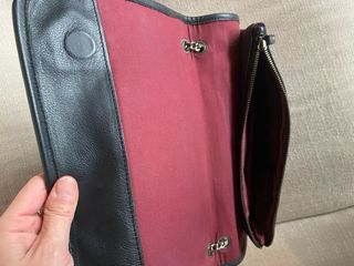 Bolso Nat&Nin Negro Piel y Ante