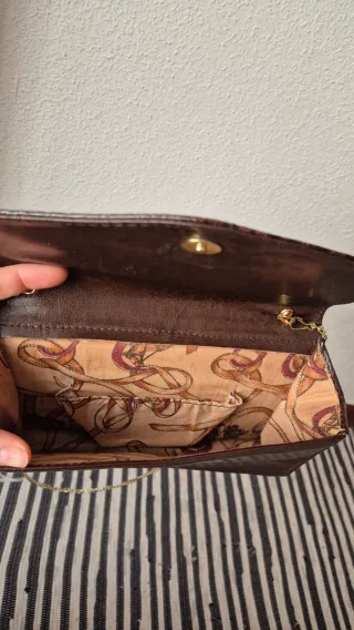 Bolso de fiesta vintage burdeos