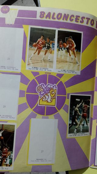Baloncesto 88, Album,con Autografo