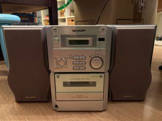 Minicadena Sharp CD y Cassette sin mando