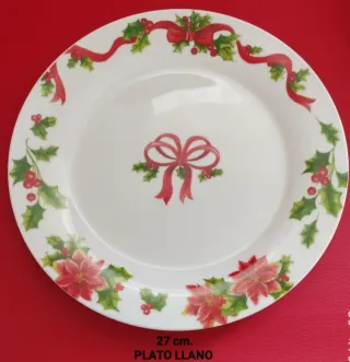 Vajilla Porcelana Tognana Navidad
