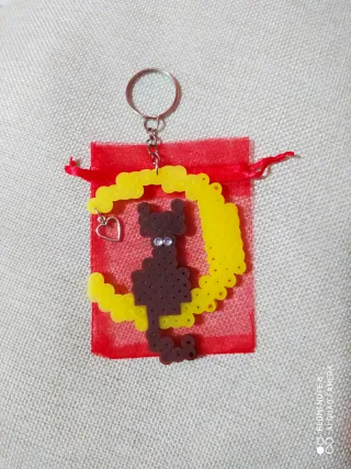 Llavero Gato en Luna