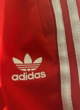 Pantalón Chándal Adidas Rojo Talla L