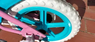Bicicleta infantil rosa y azul 2-4 años