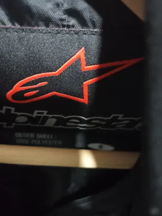 Chaqueta Moto Alpinestars Negra y Azul talla s