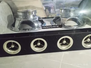 Caja de subwoofer con 2 altavoces