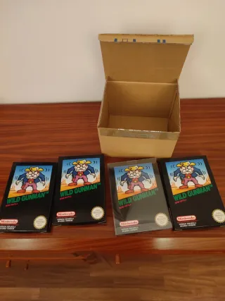 Nintendo Wild Gunman con caja de distribución